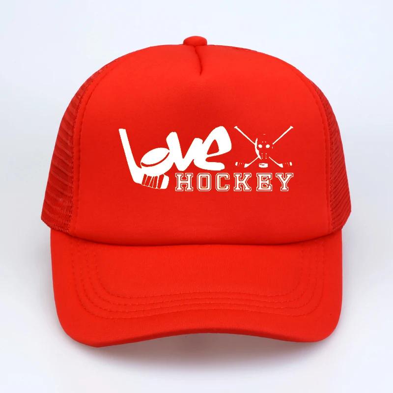 Hockey Lovers cap summer cool mesh trucker cap Unisex Women Adjustable sports baseball hats fashion brand Dad hat