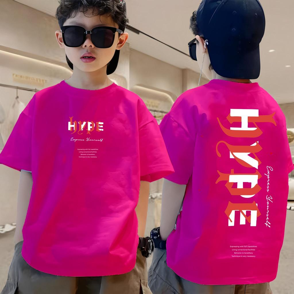 Children's fashionable casual T-shirt loose and comfortable versatile top