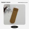 Women's Pure Cotton Socks: Spring/Summer, Thin/Thick, Solid Colors, Medium Tube, Oxygen Cotton, Long Confinement Socks.