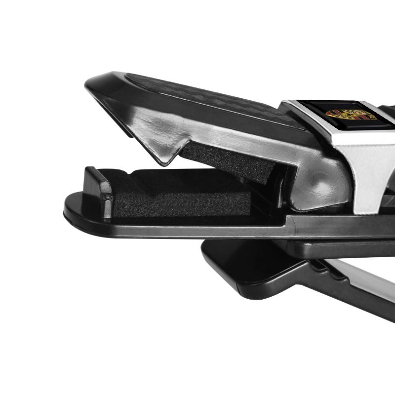 1pcs Car Sun Visor Glasses Box Universal Sunglasses Clip Card For Porsche Cayenne Macan 911 Gt3 918 928 944 968 Boxster Panamera