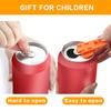Manual Can Opener Colorful Drink Can Protector Cap Portable Beer Bottle Opener Dustproof Mini Coke Can Opener for Picnics BBQ Family Gatherings