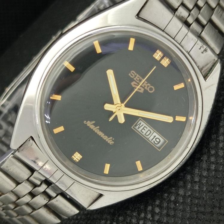 

Б/У винтажные часы SEIKO 5 AUTO 6309A JAPAN MENS D/D BLACK WATCH 608g-a316384-9 SKU608g-a316384