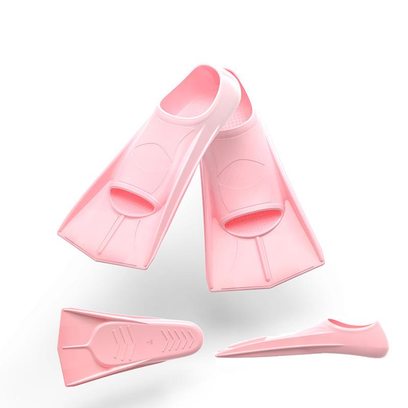 Freestyle Silicone Short Fins Children's Diving Frog Shoes Swimming Training Diving Equipment Anti Slip Skin Friendly Flippers