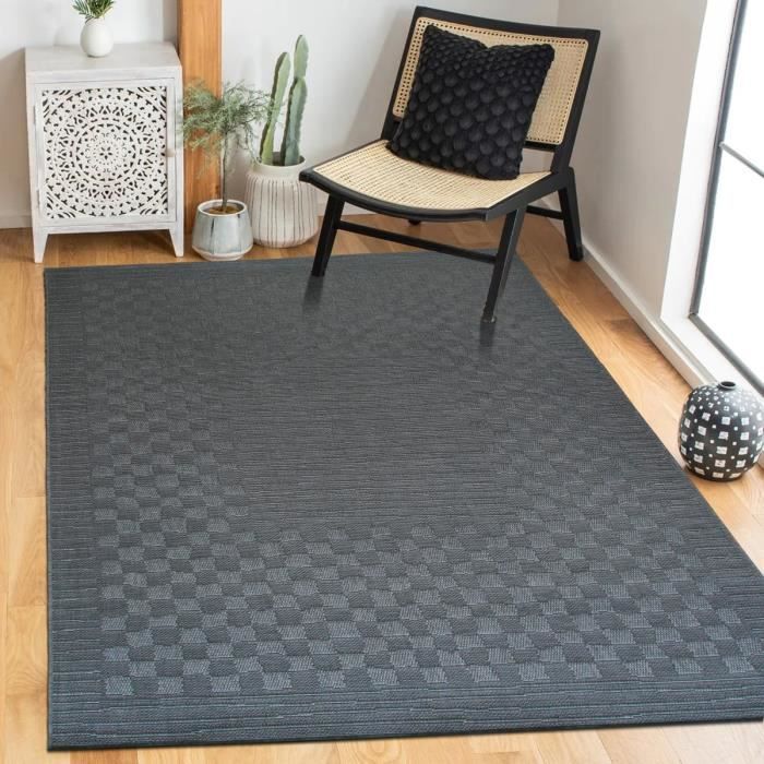 Rug - Box - 190 X 290 Cm - Grey - Moisture-resistant - UV-resistant