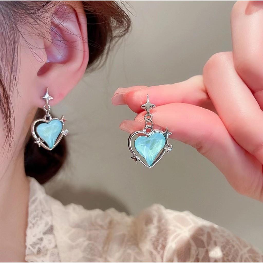 Alloy Earrings Heartstar For Women 2023 Creative Fashionable Summer Jewelry