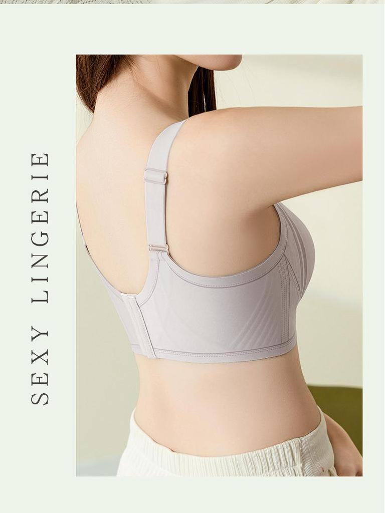 Women's Ultra-Thin Wire-Free Bandeau Bra - Rabbit Ear Cup, Anti-Exposure, Seamless Design for Minimized Appearance