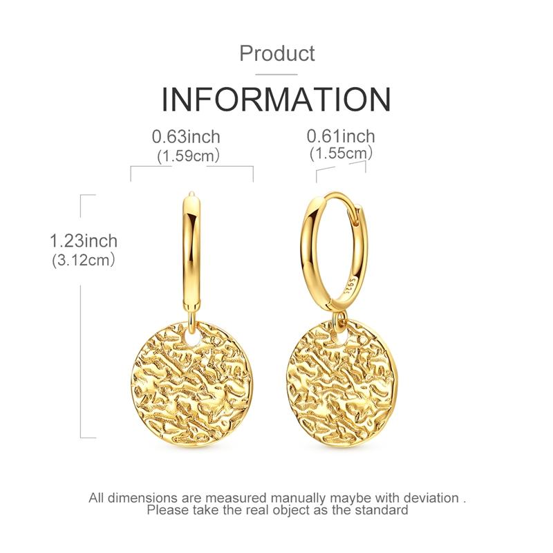 

925 Silver Golden Earrings Sparking Feather Note Stars Moon Hoop Earring for Women Girls Anniversary Wedding Jewelry Gifts