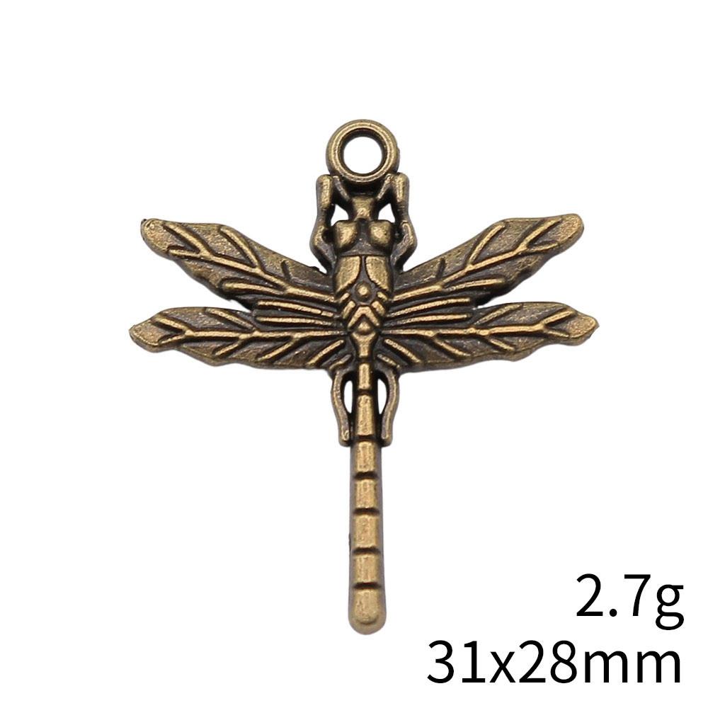 Birthday Gifts Charms Bracelet Italian Dragonfly Charms Pendant Backpack Pendant Accessories