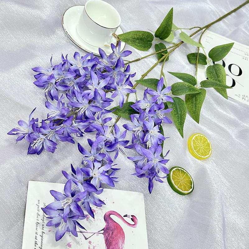 Wedding Silk Wisteria Decoration Flowers For Venue Ambiance And Shoots Photo