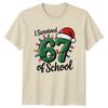 I Survived 67 Of School TShirt Teacher Christmas Education