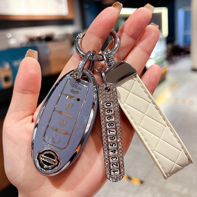 TPU Key Cover for Nissan: Qashqai, Teana, Sylphy, Murano, Dongfeng, Tiida, Sunny.