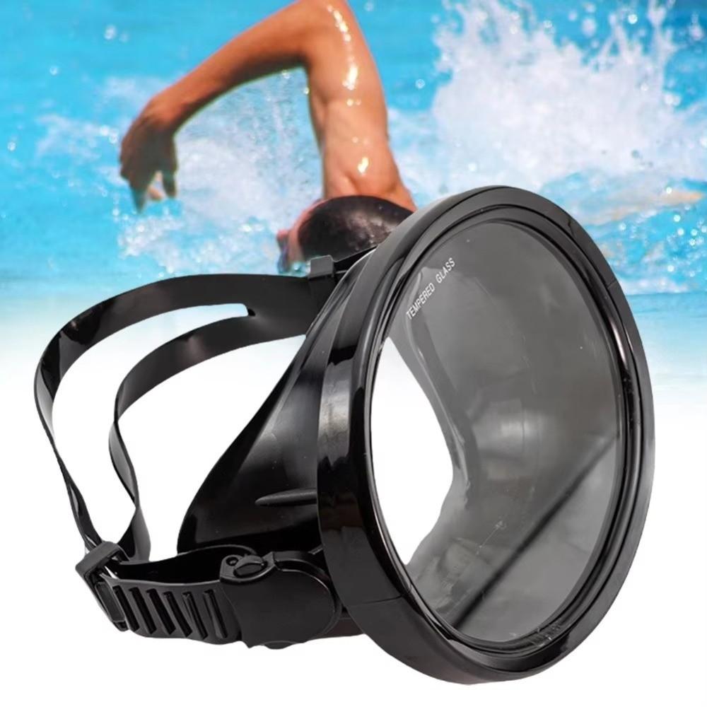 PVC Fisherman's Goggles Tempered Glass Diving Mask Snorkeling Goggles  Underwater Adventures