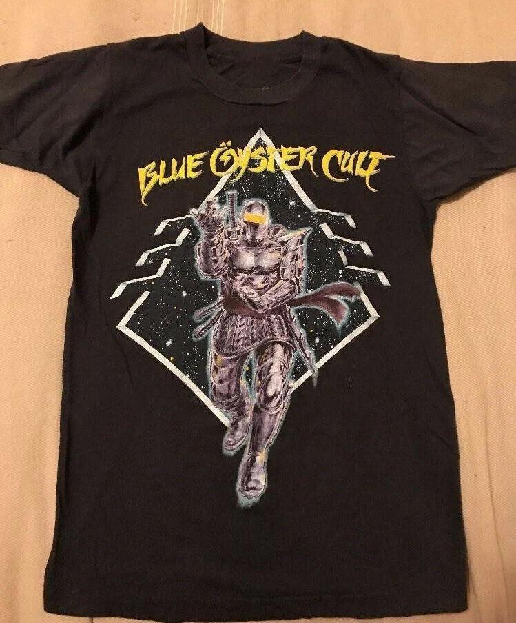 Blue Oyster Cult Band For Fans Cotton Black Full Size Unisex Shirt Hot new Unisex T-Shirt S