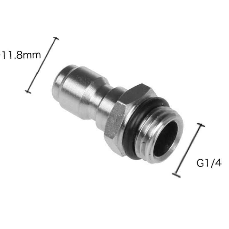 High Pressure Washer Connector Quick Release Coupler Coupling Snow Foam Lance Adapter Nozzle G1/4 M14x1.5 Car Washer Parts Sale