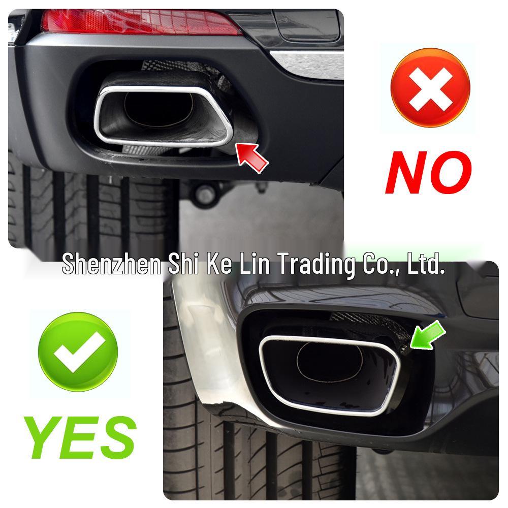 Compatible Models: 14-18 BMW X5 F15, 15-19 BMW X6 F16 Sport Single Exhaust Tip.