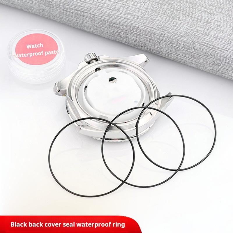 Waterproof rubber Sealing Ring For Casio Swordfish mdv-106 front cover glass back cover seal washer table Silicone accessories