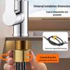 Baihan L-shaped 720° Swivel Hot & Cold Basin Faucet