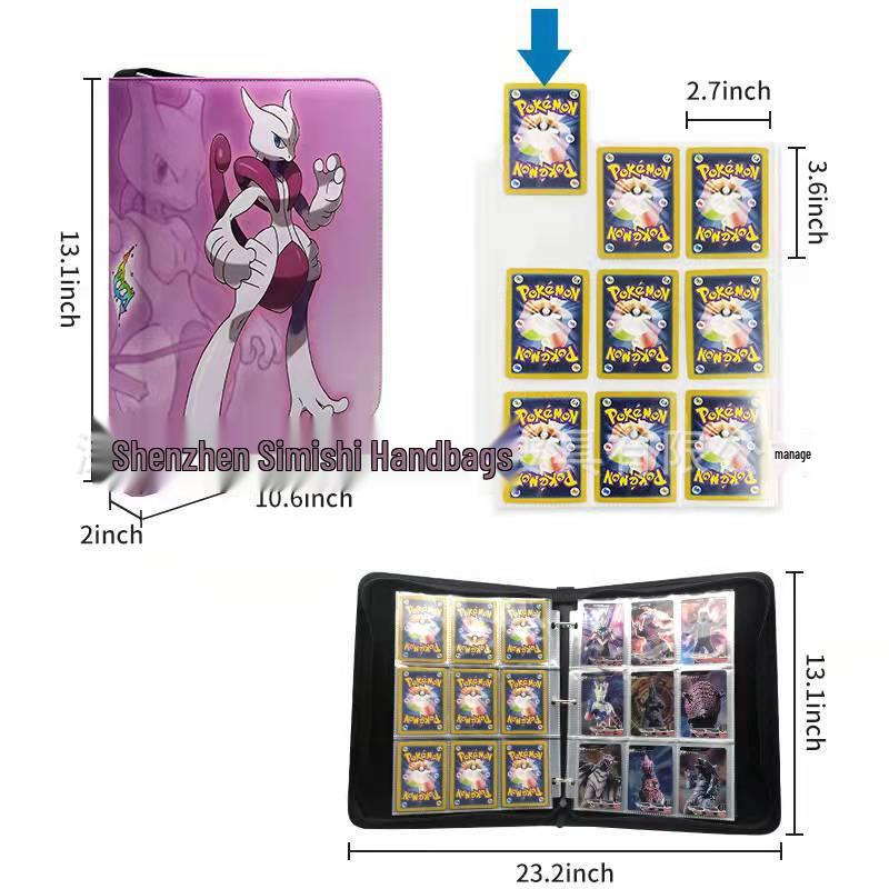 Pokémon & Yu-Gi-Oh Card Collection Storage Book