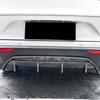 Per Alfa Romeo Stelvio 2017-24 Diffusore Posteriore Lip Look Fibra di Carbonio/Nero Lucido Spoiler Coda Bagagliaio Splitter Protezione Copertura