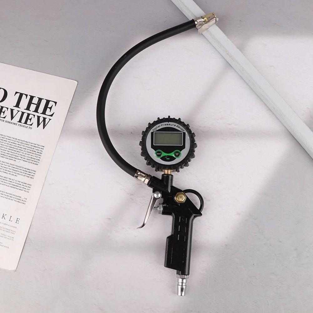 Meter Display Tire Air Pressure Inflator 0-16Bar Inflator Pump Tools  Car Tire Inflation