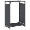 VidaXL Portant de bois chauffage anthracite 44x28x65 cm, support à bûches de cheminée, support à bûches, support à bûches 864197