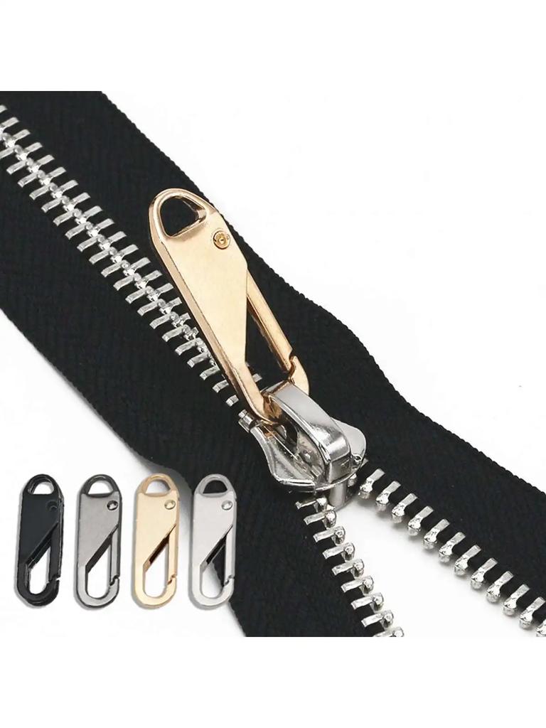 1pc-Universal movable zipper metal lockbox bag repair zipper Clothing accessories Removable zipper head