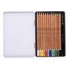 12 Coloured Pencils - Watercolour - Metal Box - Colour Assortment - Bruynzeel