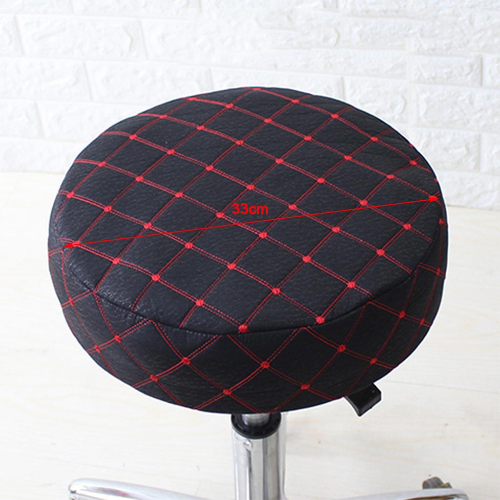 Elastic Round Bar Stool Cover Slipcover Pad 13inch, 33cm Dia - 6 Colors Available
