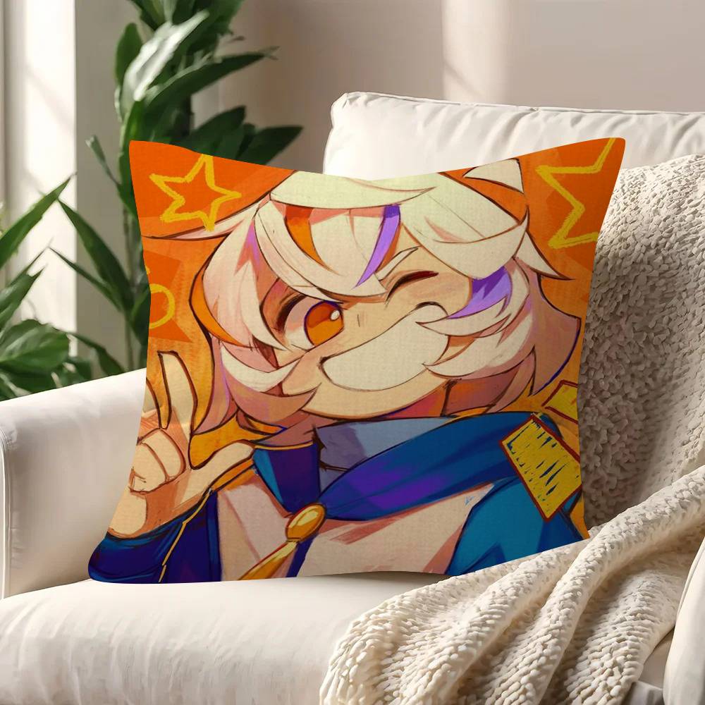 Anime C-Chuy Cute M-Mine  Cushion Cover Car Throw Pillow Case For Sofa Car Christmas Gift