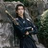 Chinese Song Dynasty Style Hanfu For Men, Martial Arts, Waist-length Embroidery, Daily Suit