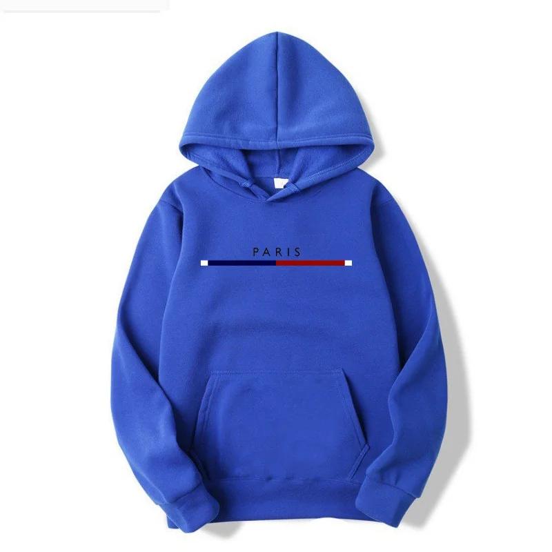 Printed Men's Hoodie Wool PARIS Men Sweatshirt Fashion Street Wear Casual Women's Loose Breathable Pullover Brand Hoodies