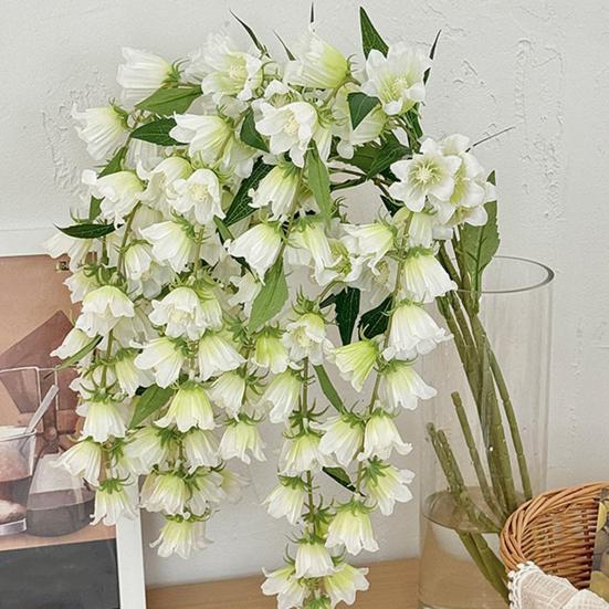 38" Artificial Lily of The Valley Flower Long Stem Faux Silk Flower Bouquet for Tall Vase Fake Plants for Home Wedding Party Birthday Home Decoration