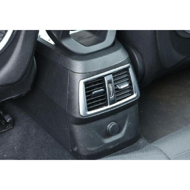 Matte Silver Back Row Air Outlet Vent Cover Trim For BMW 2 Series Touring 15-19