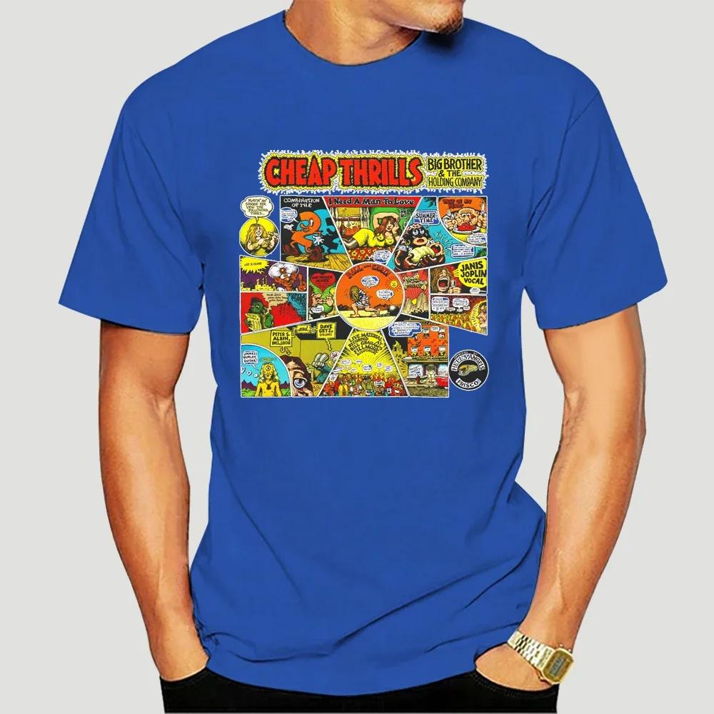 JANIS JOPLIN Cheap Thrills T-Shirt (Black) S-5XLHipster O-Neck Cool Tops 5766X