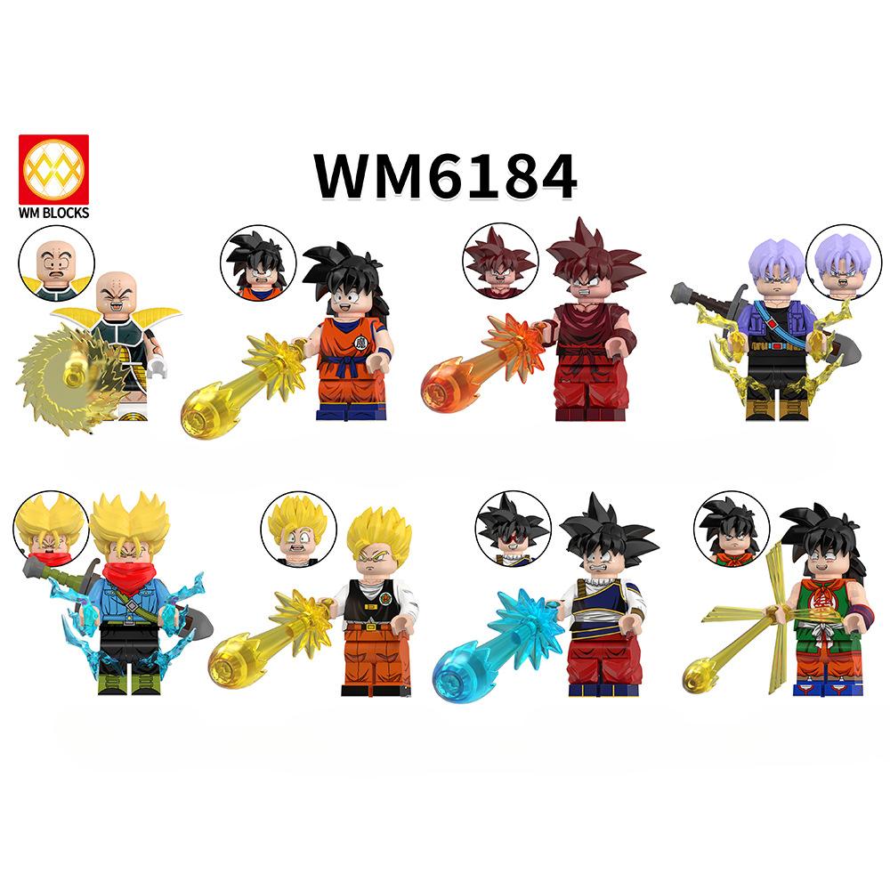 Anime Action Figures WM6184 Building Blocks DIY Adult Model Assembly Brick Gifts Toys for Kid