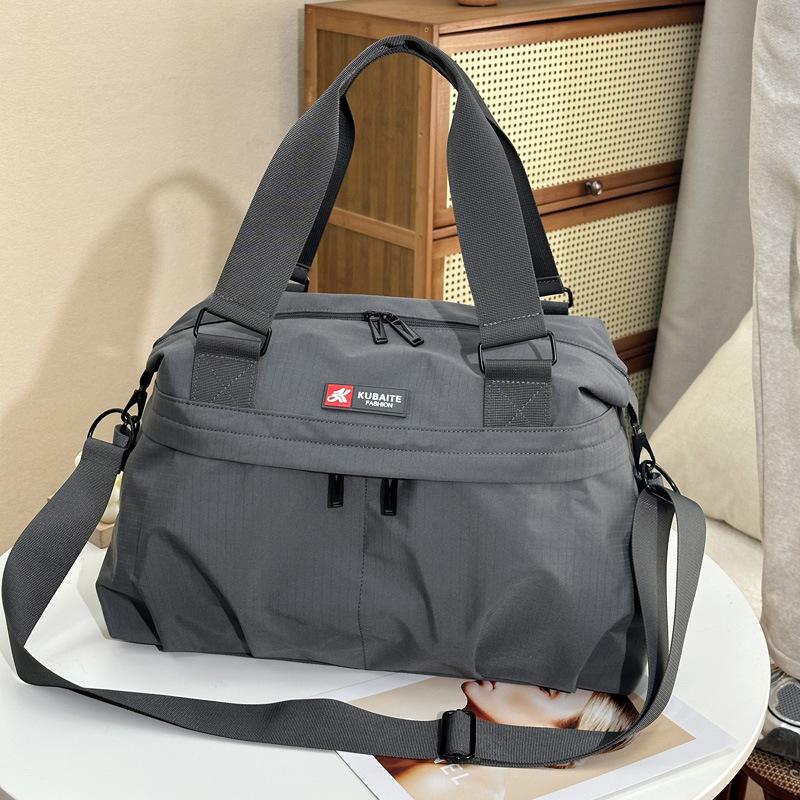 

Men s and women s simple travel bags for leisure, going out to play, going to work, portable travel bags, outdoor picnics, simple storage bags темно-сірий