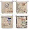Funny Quote Shower Curtain Minimalist Line Art Shower Print Waterproof Bath Curtain For Bathroom Decor Polyester With 12 Hooks