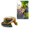 Reptile Hideout Cave Aquarium Fish Tank Decoration Landscaping Decoration Decorative Decor Hideaway for Geckos Betta Lizards
