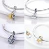 Classic 925 Silver Egypt Pyramid Queen Goddess Charms Beads Fit Bracelet For Women DIY Jewelry Gift
