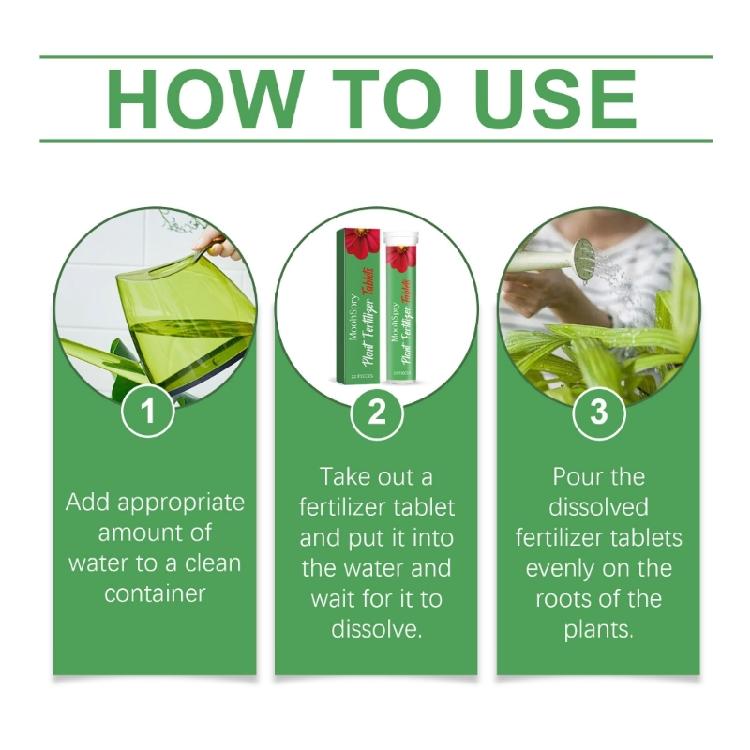 Comprehensive Plant Care Nutrients Practical Organic Fertilizers Tablets Slow Release Agent for Garden Enthusiasts