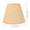 Woven Lamp Shade Cover for Table Lamp Bedside Light Replacement Modern Simple Structure Easy Installation Home