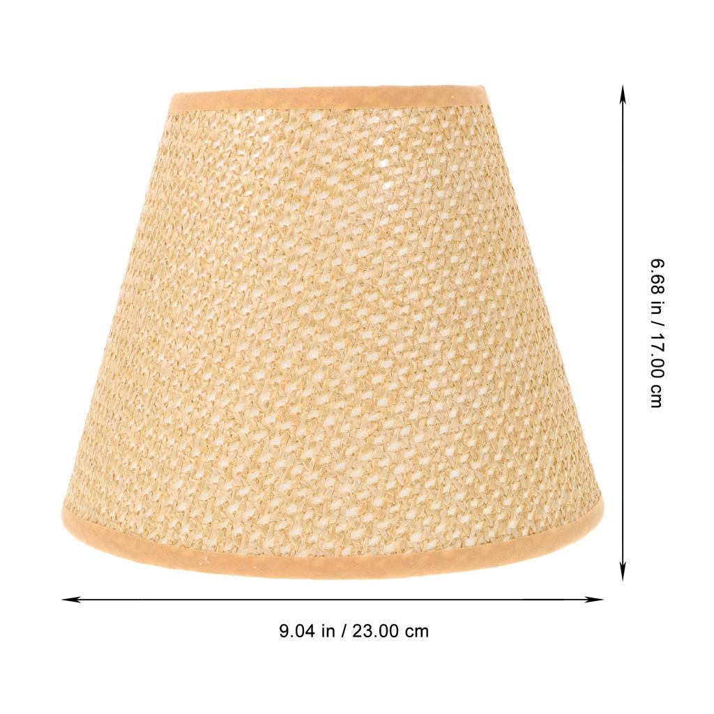 Woven Lamp Shade Cover for Table Lamp Bedside Light Replacement Modern Simple Structure Easy Installation Home