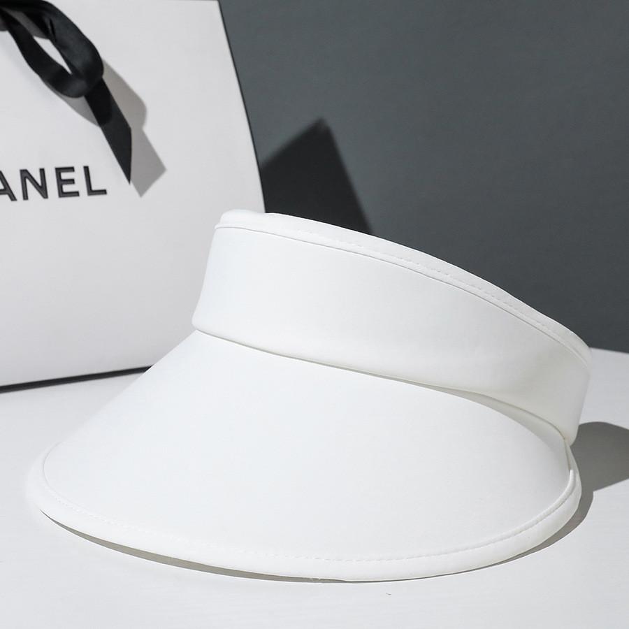 Korean Dongdaemun Pure Color Ice-cool Wide-brimmed Mesh Top Hat Women's Recommended Face-lifting Sunshade Hat