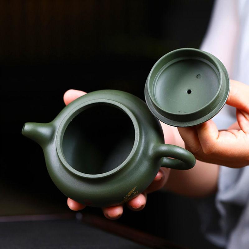 260ML Yixing Handmade Purple Clay Teapots Ball Hole Filter Pot Beauty Kettle Ore Zisha Tea Gifts