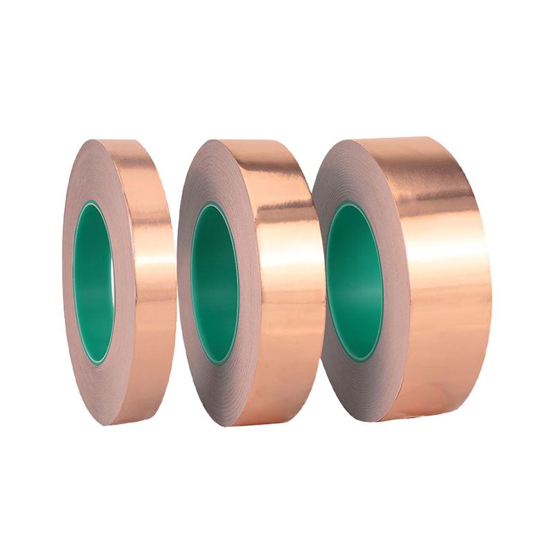 Single Sided Conductive Copper Foil Tape for EMI Shielding Guitar Electronics Stained Glass Slug Barrier Copper Tape (Copper,33m&10 mm) медный