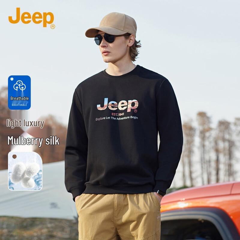 

JEEP Men s Casual Crew Neck Sweatshirt XL