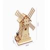 1 Set Technology Production Handmade Material Package Electric Windmill Hut Student Educational Science And Education Toys