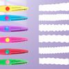Set da 2/3/4 Pezzi Forbici con Motivo Ondulato Taglierina per Carta Strumenti Fai-da-te Artigianato su Carta Biglietti Foto Forbici Regali per Bambini Forniture per Ufficio