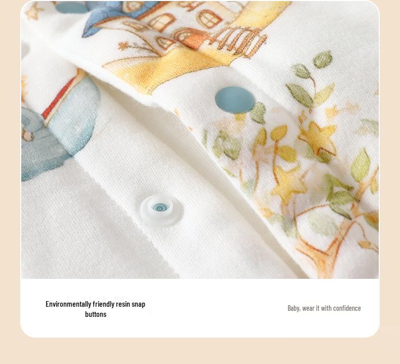 180g Thick Padded Hooded Baby Jumpsuit for Autumn/Winter - Warm Cotton Romper for Boys & Girls