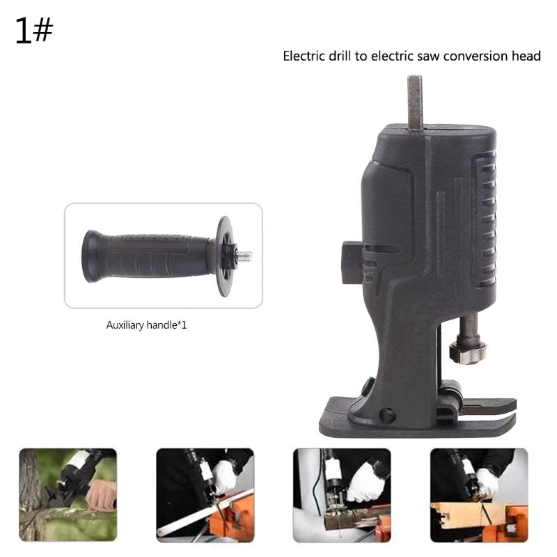 Household Modified Conversion for Head Repair Tool Electric Saber Saw Reciprocating Saw Blue Woodworking Cutting